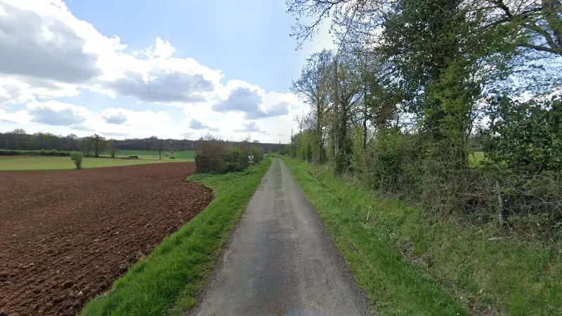 Vue de la rue devant Allafort Jean Francois, Nieuil