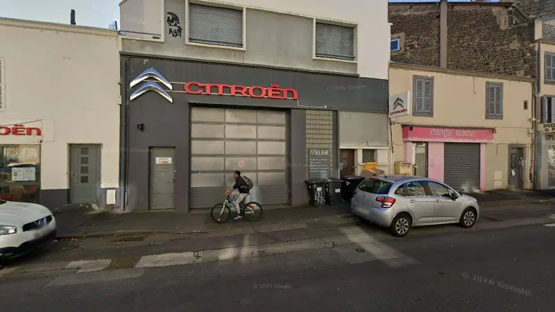 Vue de la rue devant GARAGE DES PAULINES - Citroën, Clermont-Ferrand