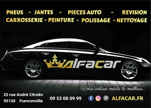 Photo publiée sur la fiche Google de ALFACAR Franconville / Pneus / Carrosserie / Entretien, Franconville