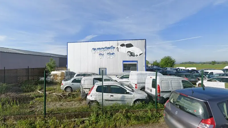 Vue de la rue devant Carrosserie Du Ried, Sundhouse