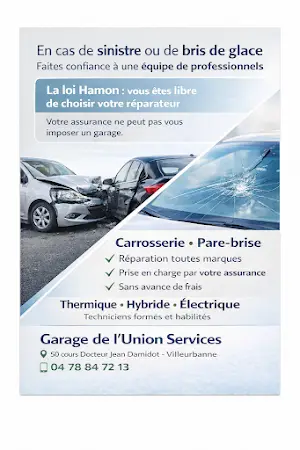 Photo publiée sur la fiche Google de Point S - Villeurbanne ( Garage de l'union services ) Mécanique, Carrosserie, Pare Brise, Villeurbanne