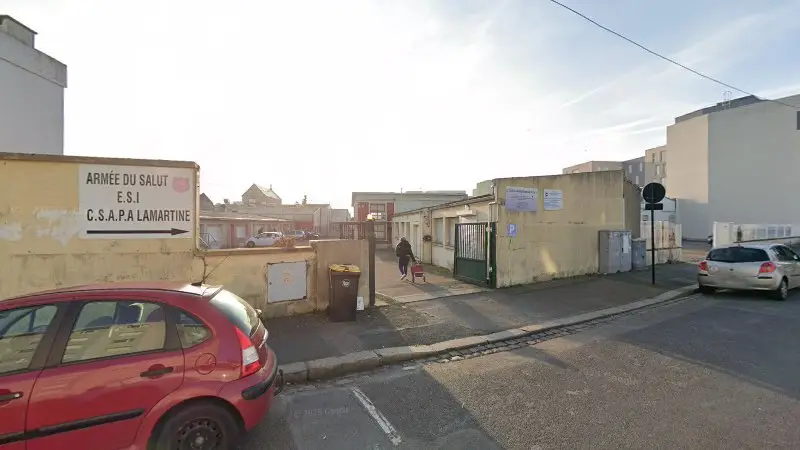 Vue de la rue devant AMS Normandie - Fochesato, Le Havre