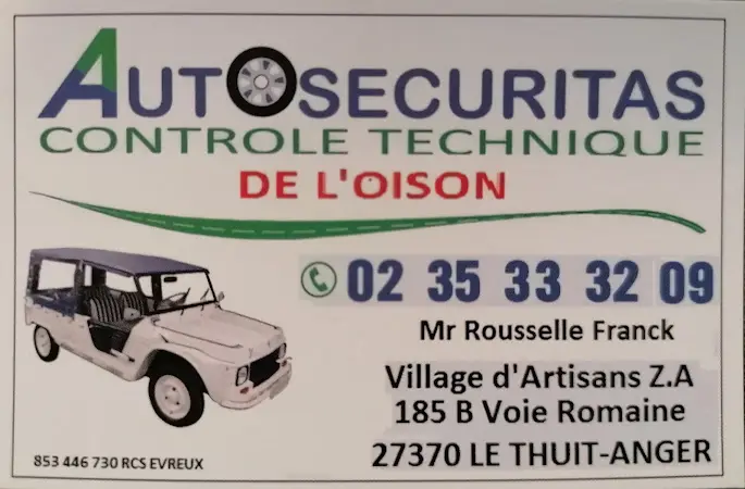 Photo publiée sur la fiche Google de Contrôle Technique de l Oison Autosecuritas, La Saussaye