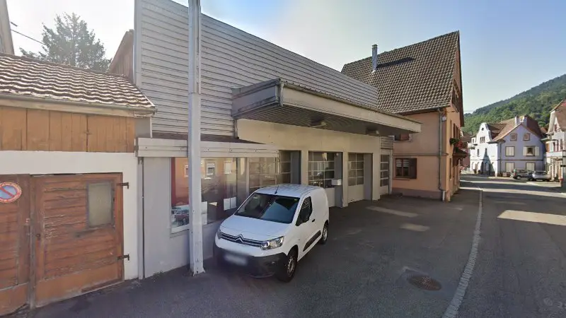 Vue de la rue devant GARAGE SCHUBNEL - Citroën, Metzeral