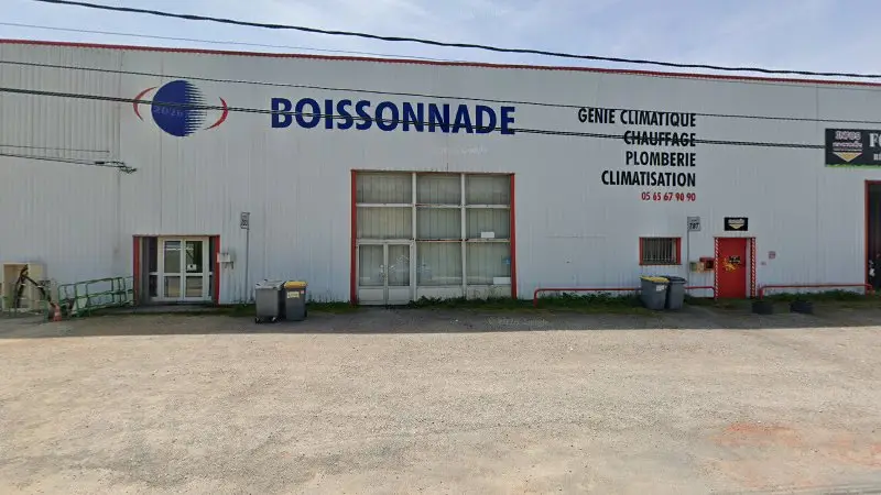 Vue de la rue devant Garage Mourgues, Onet-le-Château