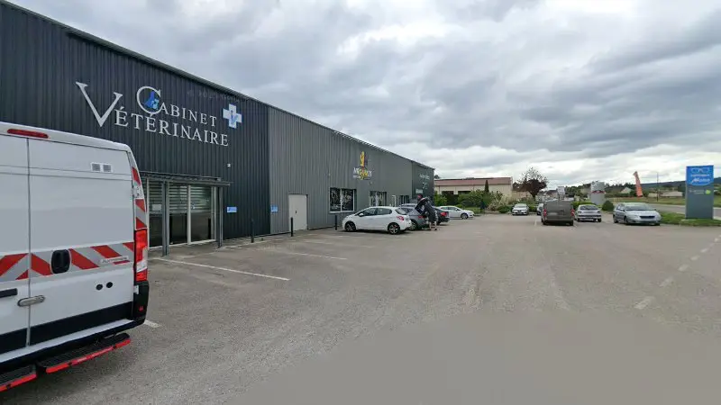 Vue de la rue devant Carrosserie Luxury Cars, Brochon