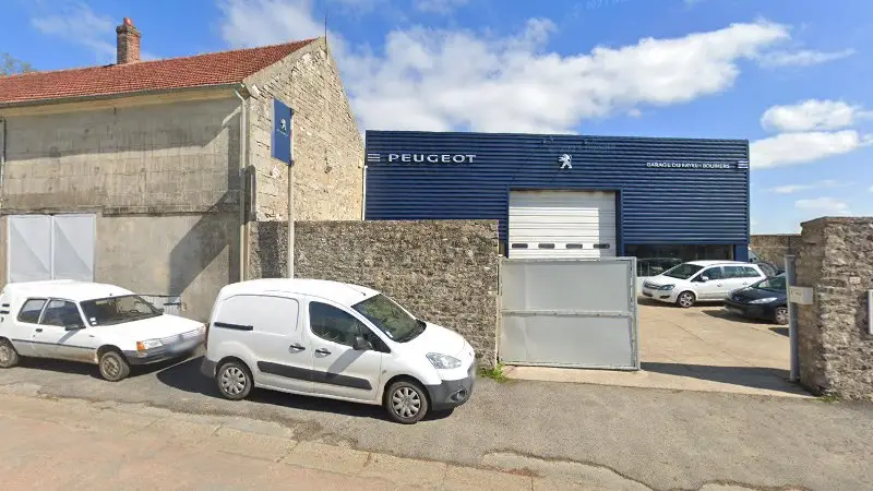 Vue de la rue devant EUROREPAR CAR SERVICE - GARAGE DU FAYEL, Boubiers