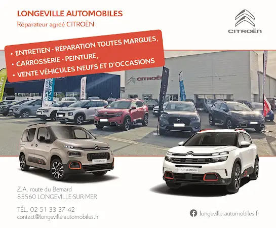 Photo publiée sur la fiche Google de LONGEVILLE AUTOMOBILES - Citroën - Peugeot - ZeCarrossery, Longeville-sur-Mer