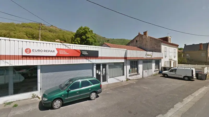 Vue de la rue devant Eurorepar Garage Coquerel, Perrier