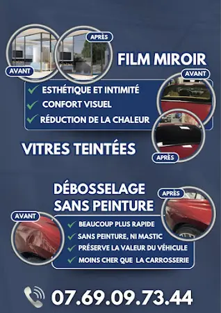 Photo publiée sur la fiche Google de Emir Débosselage - Vitre Teintée - Film miroir, Illzach